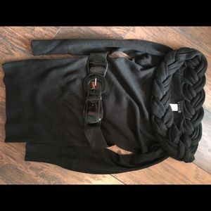 Two Venus sweater dresses - both w/ belt